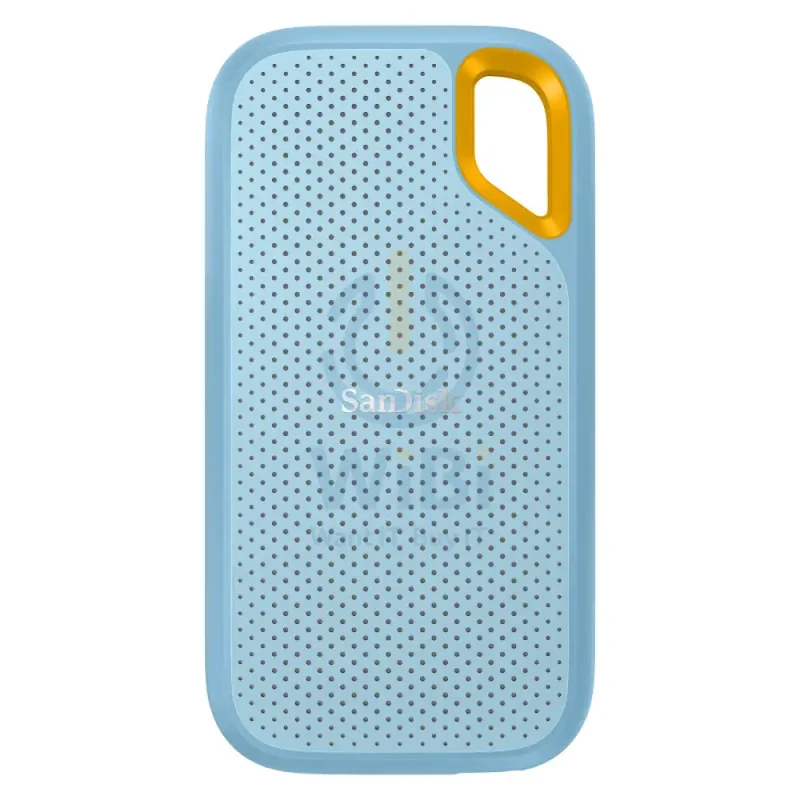 SanDisk Extreme Portable SSD - 2TB / Up to 1050 MB/s / USB 3.2 Gen 2 Type-C / Sky Blue / External SSD (Solid State Drive)