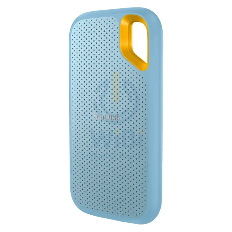 SanDisk Extreme Portable SSD - 2TB / Up to 1050 MB/s / USB 3.2 Gen 2 Type-C / Sky Blue / External SSD (Solid State Drive)