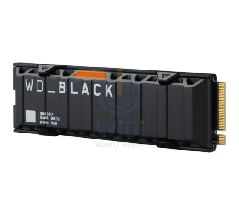 WD Black SN850X NVMe SSD with Heatsink - 8TB / M.2 2280 / Up to 7200MB/s / PCIe 4 x4 - SSD (Solid State Drive)
