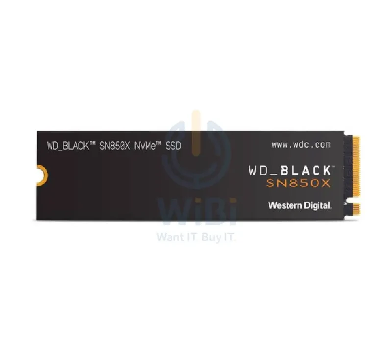 WD Black SN850X NVMe SSD - 8TB / M.2 2280 / Up to 7200MB/s / PCIe 4 x4 - SSD (Solid State Drive)