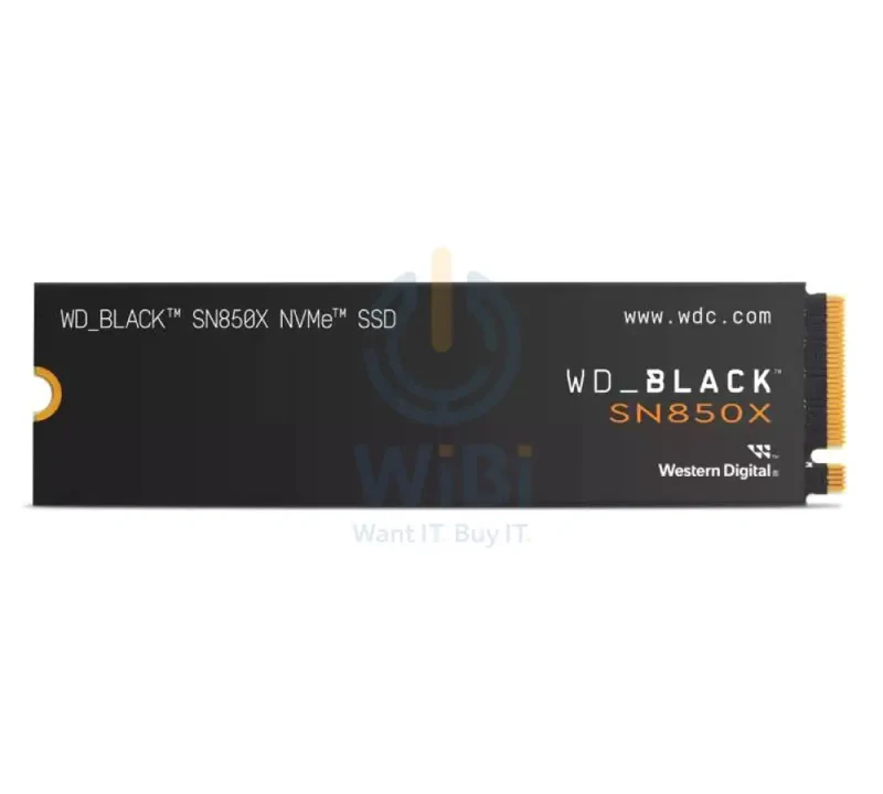 WD Black SN850X NVMe SSD - 2TB / M.2 2280 / Up to 7300MB/s / PCIe 4 x4 - SSD (Solid State Drive)