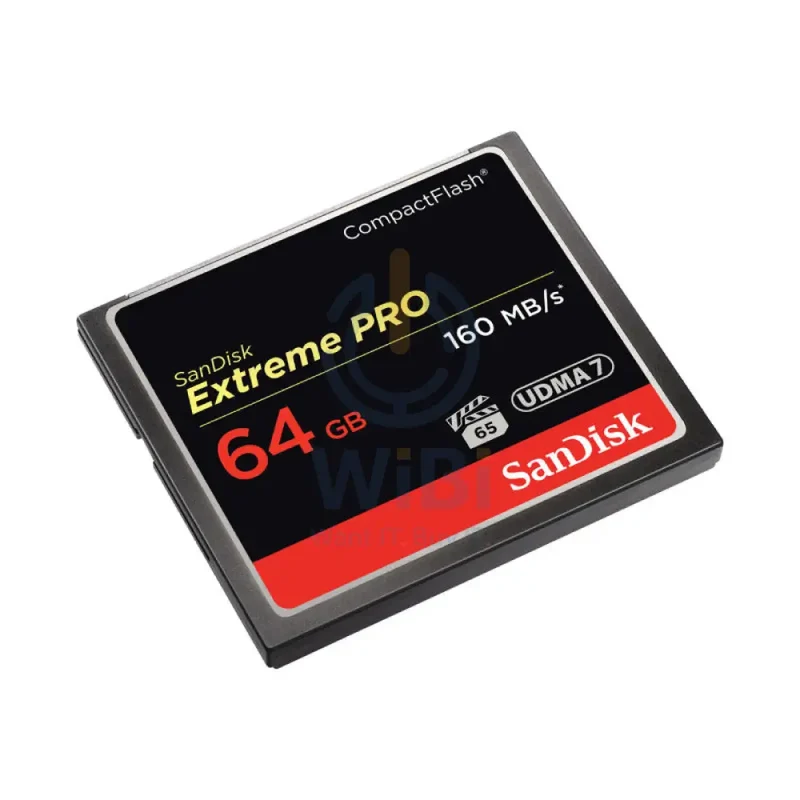 SanDisk Extreme Pro CompactFlash Memory Card - 64GB / Up to 160MB/s