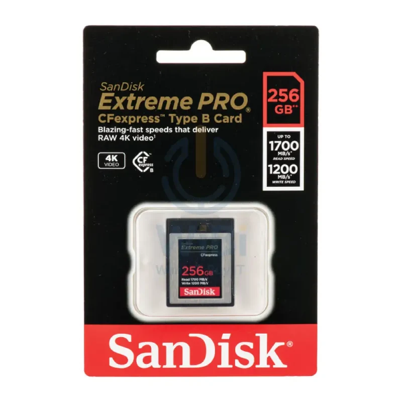 SanDisk Extreme Pro CFexpress Card Type B - 256GB / Up to 1700MB/s