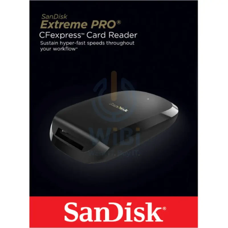 SanDisk Extreme Pro CFexpress Card Reader - USB 3.1 Gen 2 / Black