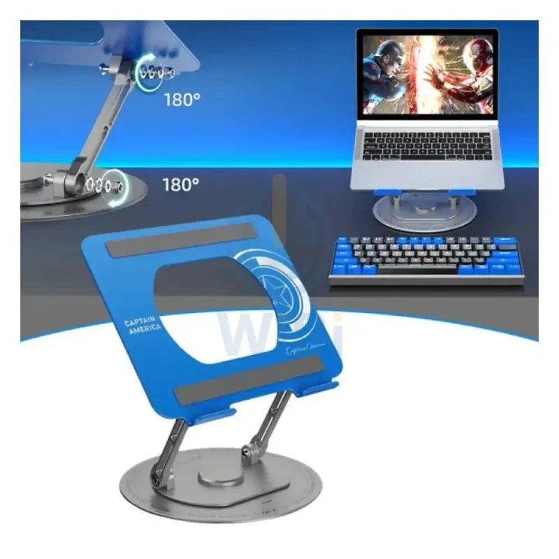 Disney QS-20 Rotating laptop stand - Captain American Blue