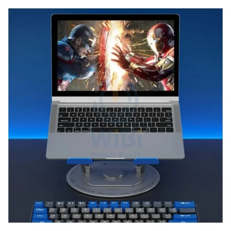 Disney QS-20 Rotating laptop stand - Captain American Blue