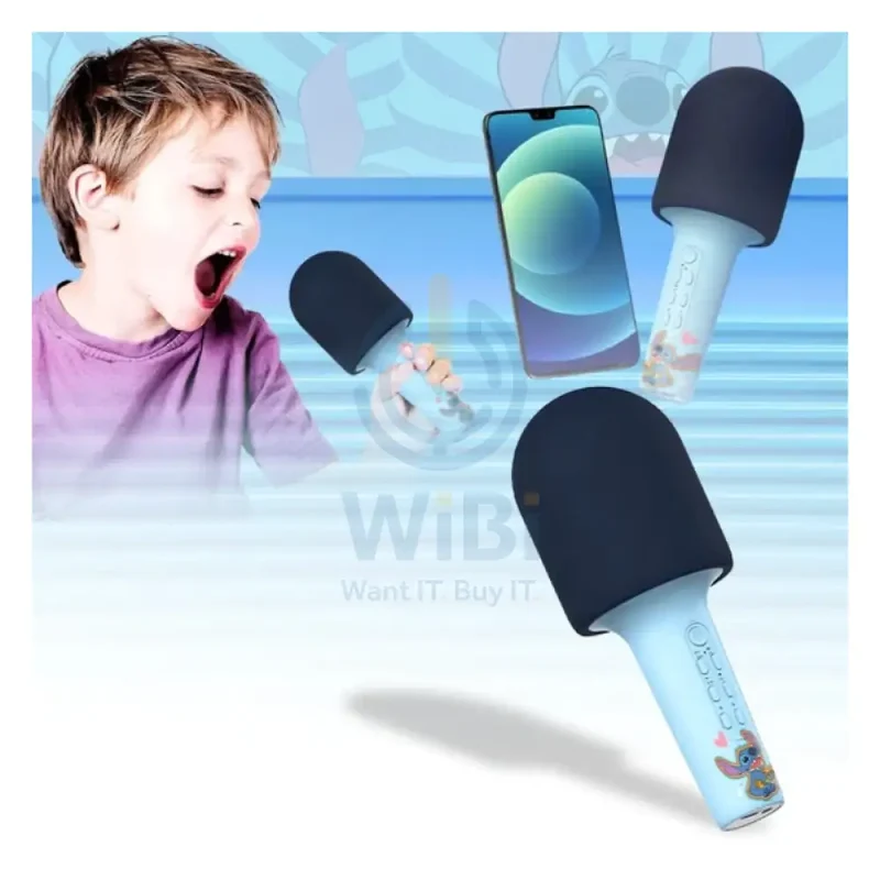 Disney QS-M1 Portable Bluetooth microphone speaker - Stitch Blue