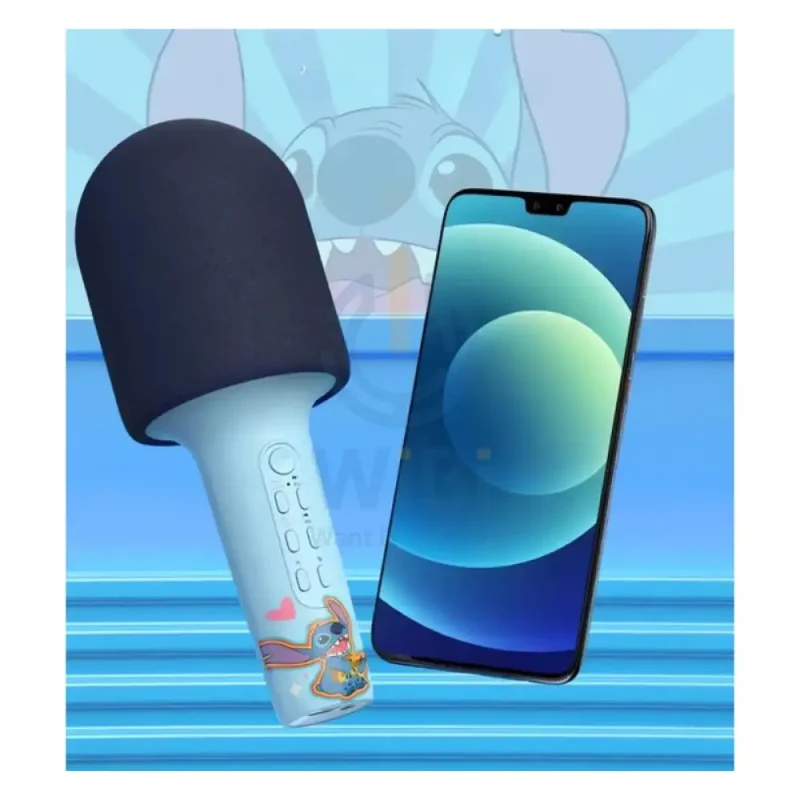Disney QS-M1 Portable Bluetooth microphone speaker - Stitch Blue