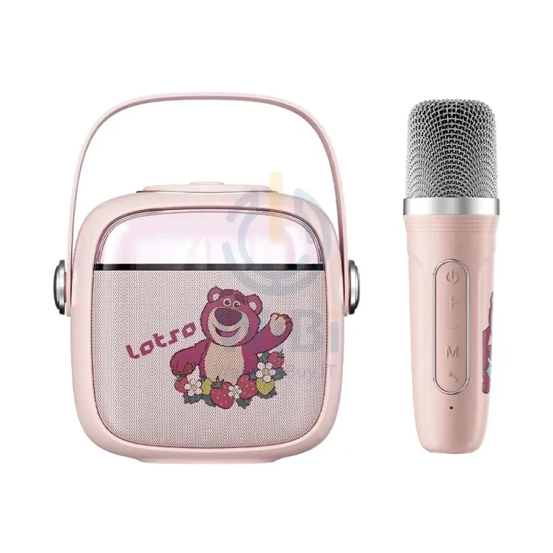 Disney QS-S3 Portable karaoke microphone speaker - Lotso Pink