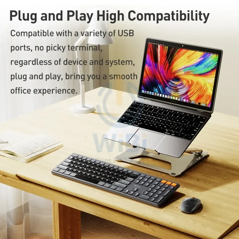 Yesido KB19 Wireless Keyboard And Mouse Set - 2.4G / 10M / 1200 dpi / Bluetooth - Blue