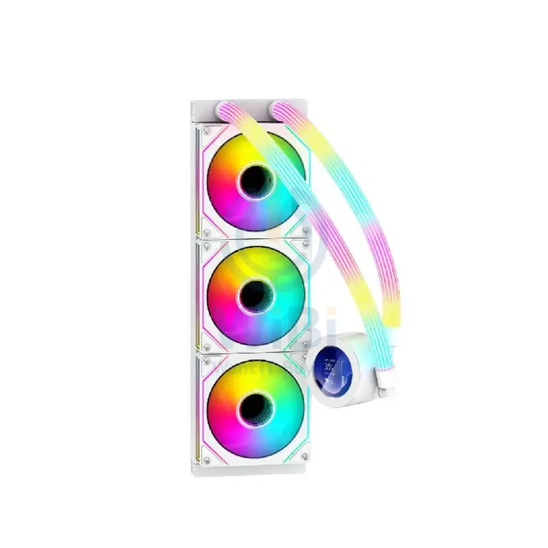 GameOn KRAKEN N360 360mm LCD Display Liquid CPU Cooler With ARGB Tube - White