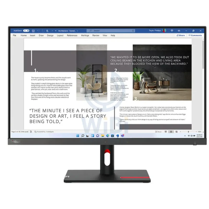 Lenovo ThinkVision S27i-30 - 27.0" FHD / 6ms / D-Sub / HDMI 1.4 - Monitor
