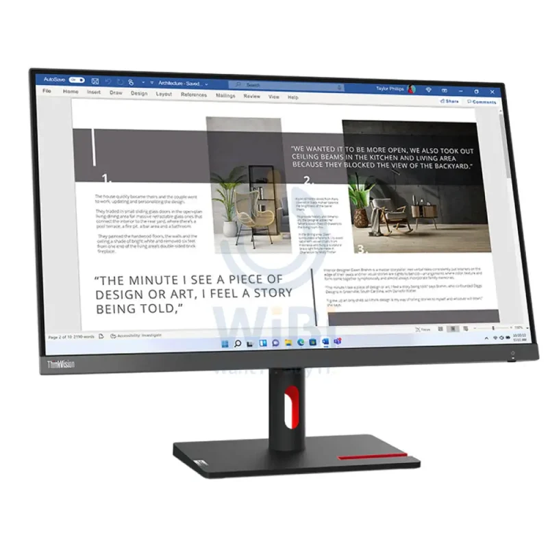 Lenovo ThinkVision S27i-30 - 27.0" FHD / 6ms / D-Sub / HDMI 1.4 - Monitor
