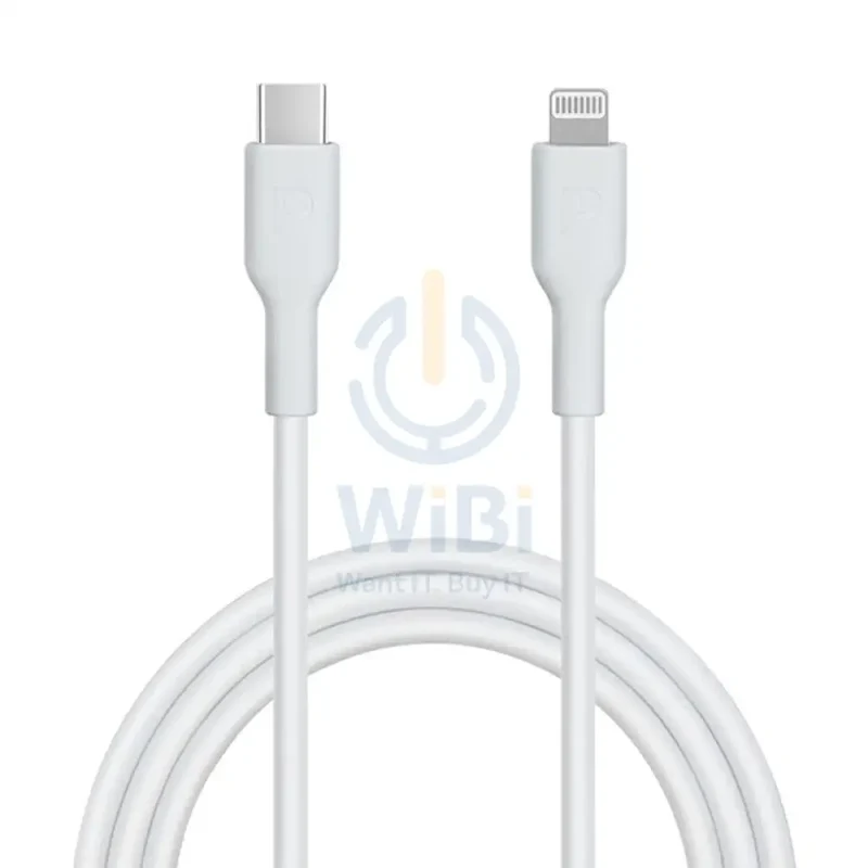 Powerology Type-C To Lightning Cable - 1.2m / 20W / White