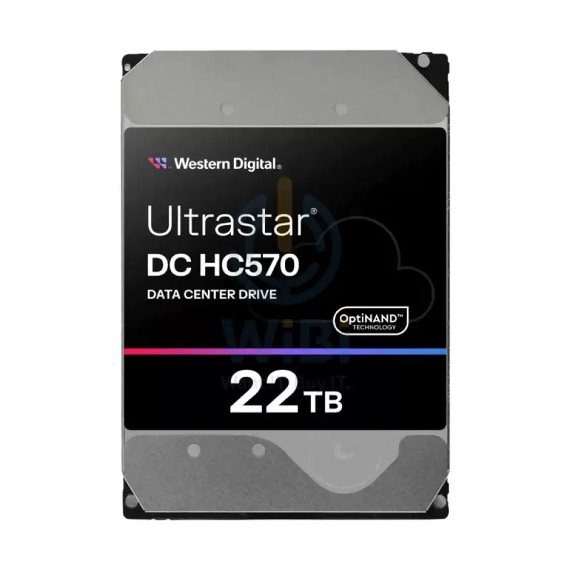 WD Ultrastar DC HC570 Hard Drive - 22TB / 3.5-inch / SATA-III / 7200 RPM / 512MB