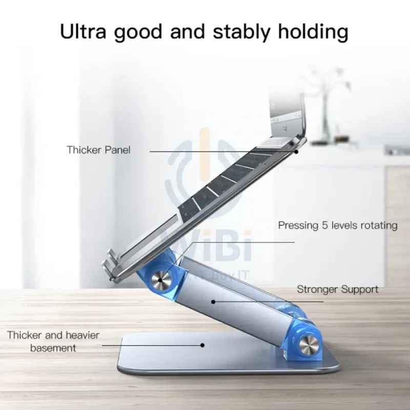 Yesido LP04 Fold Stand Tablet Laptop Holder - Silver