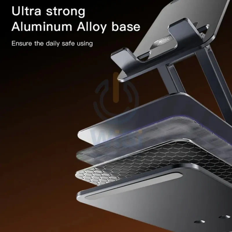 Yesido C184 360 Rotating Aluminum Alloy Folding Phone Holder - Space Gray