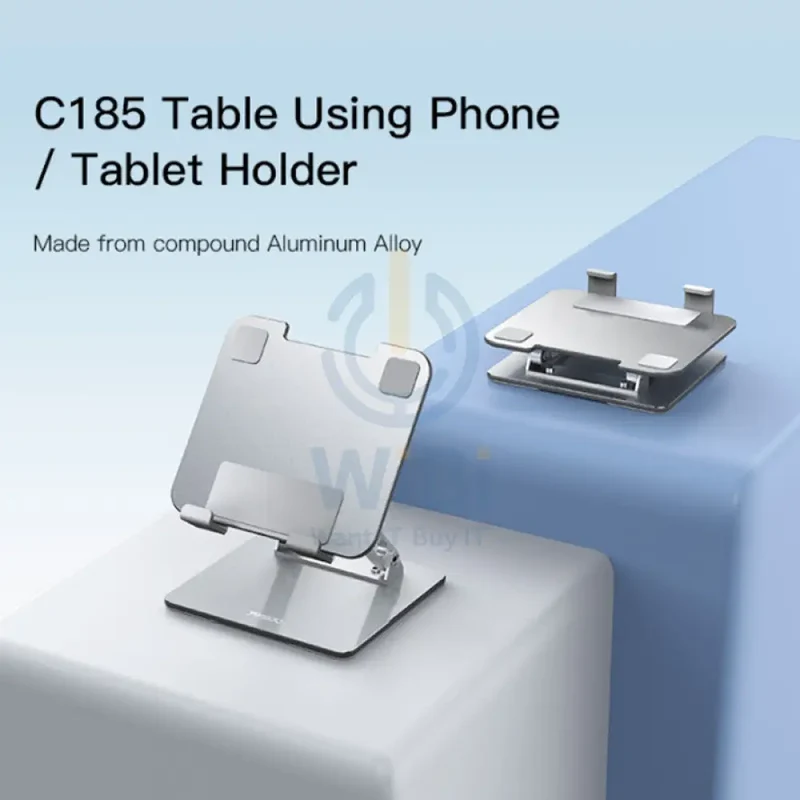 Yesido C185 Universal Tablet Holder Adjustable Aircooled Foldable - Silver