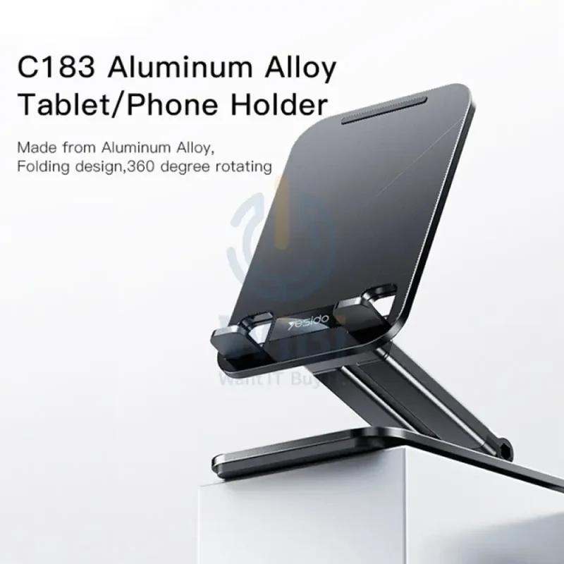 Yesido C183 Desktop Tablet Stands Mobile Phone Holder - Black
