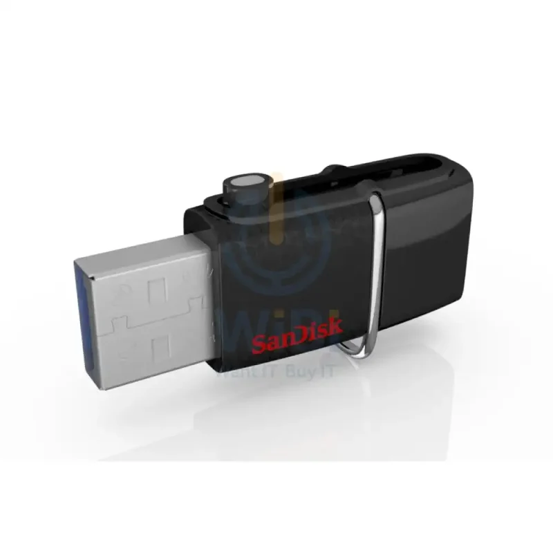 SanDisk Ultra Dual Drive USB 3.0 - 16GB / Up to 150 MB/s / USB 3.0 / Micro B / Black