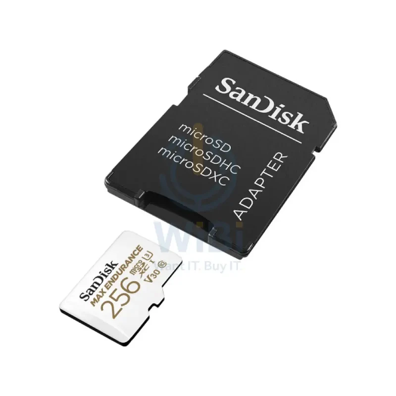 SanDisk MAX ENDURANCE microSD Card - 256GB / Up to 100MB/s