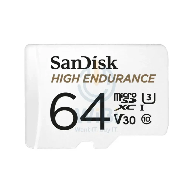 SanDisk High Endurance microSD Card - 64GB / Up to 100MB/s