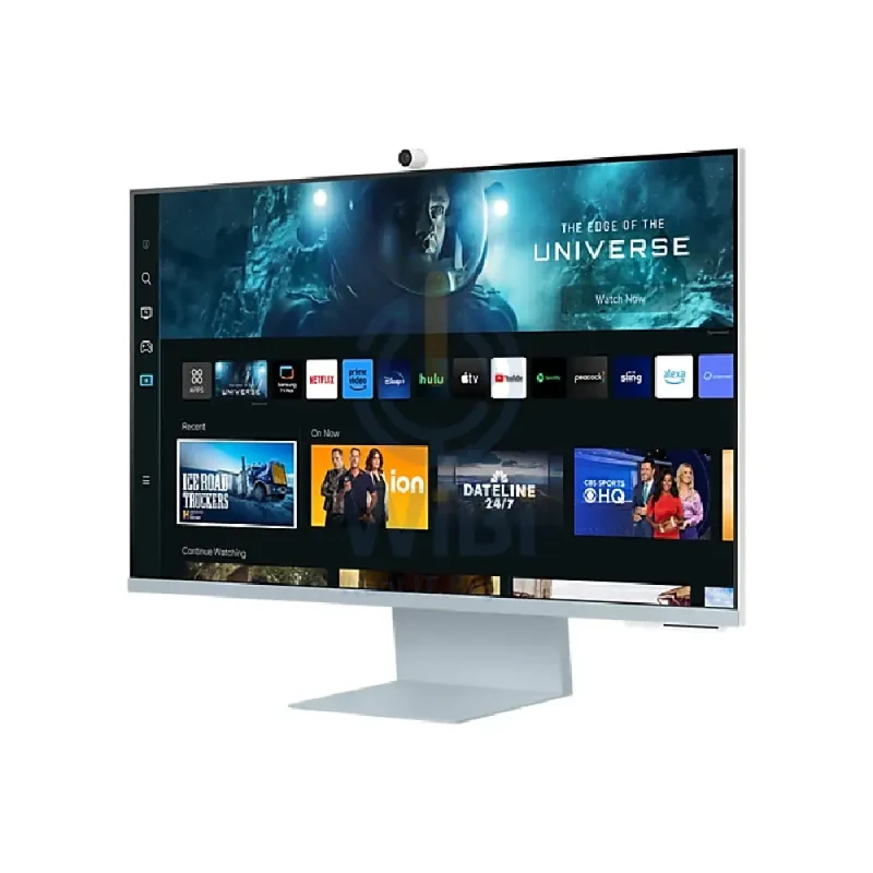 شاشة ذكية سامسونج حجم 32 بوصة بدقة 4K مع ريموت / 65 واط PD / مكبر صوت / 4 مللي ثانية / HDMI / USB / بلوتوث v5.2 / واي فاي / آبل إيربلاي / مع كاميرا / أزرق سحابي