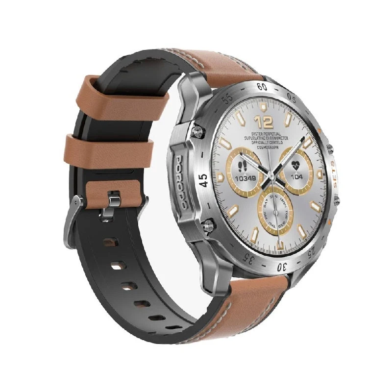 Porodo Hype Smartwatch With Earbuds - 400mAh / Silver