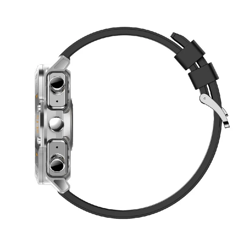 Porodo Hype Smartwatch With Earbuds - 400mAh / Silver