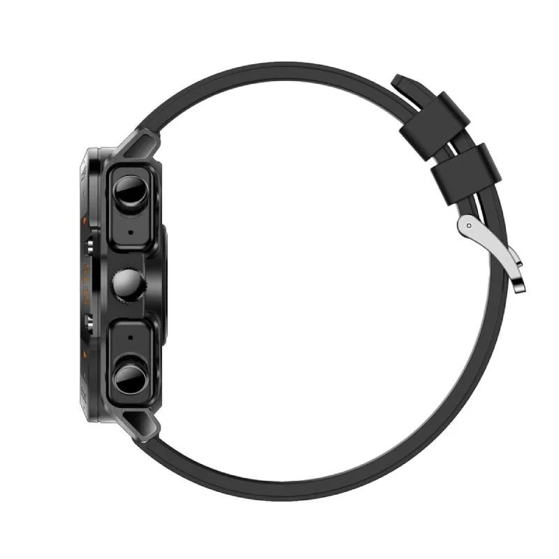 Porodo Hype Smartwatch With Earbuds - 400mAh / Black