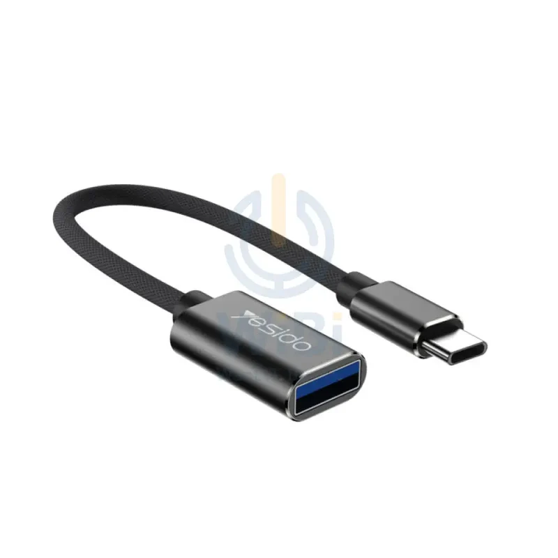 Yesido GS01 Mobile Phone OTG Adapter - USB / Type-C - Black