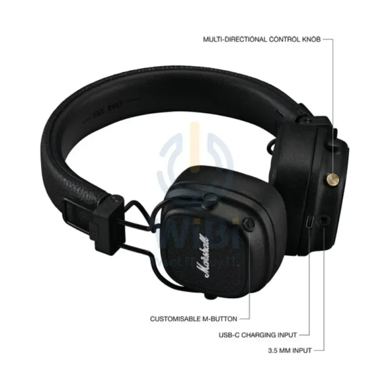 Marshall Major V Wireless Headphones - Black