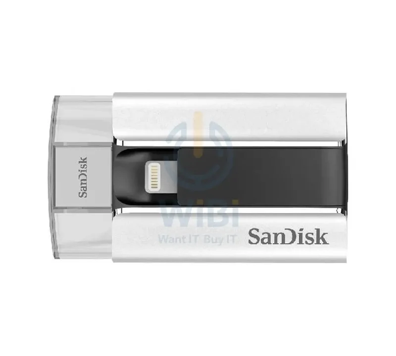 SanDisk iXpand USB Flash Drive with Lightning Cable - 16GB / USB 2.0