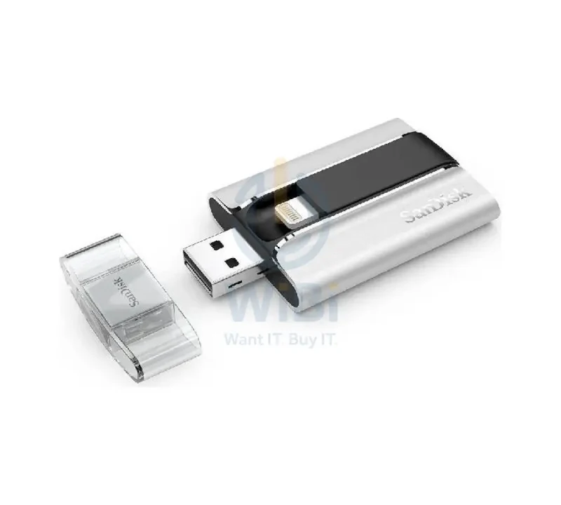 SanDisk iXpand USB Flash Drive with Lightning Cable - 16GB / USB 2.0