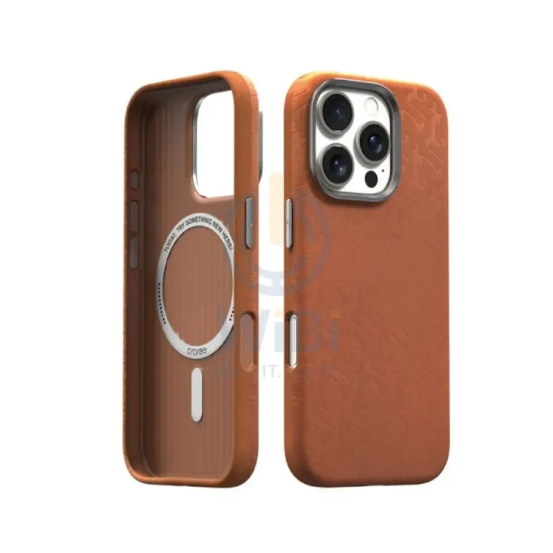 Araree Pellis Magsafe Case For iPhone 16 Pro Max - Brown