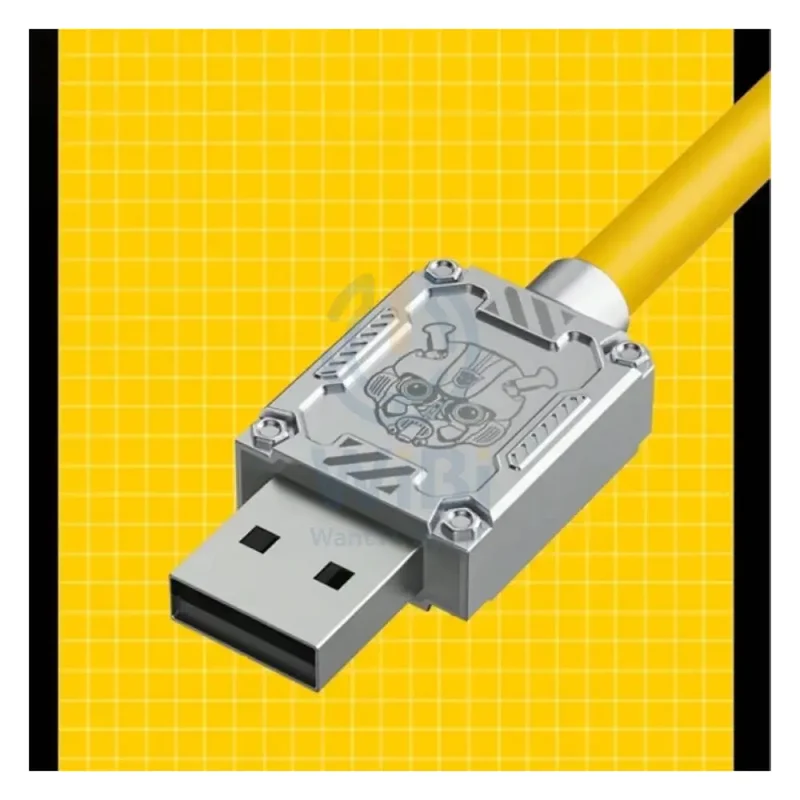 Transformers TF-A01 Bumblebee Type-C Fast Charging Data Cable - Type-C / 1.5 Meter / Yellow