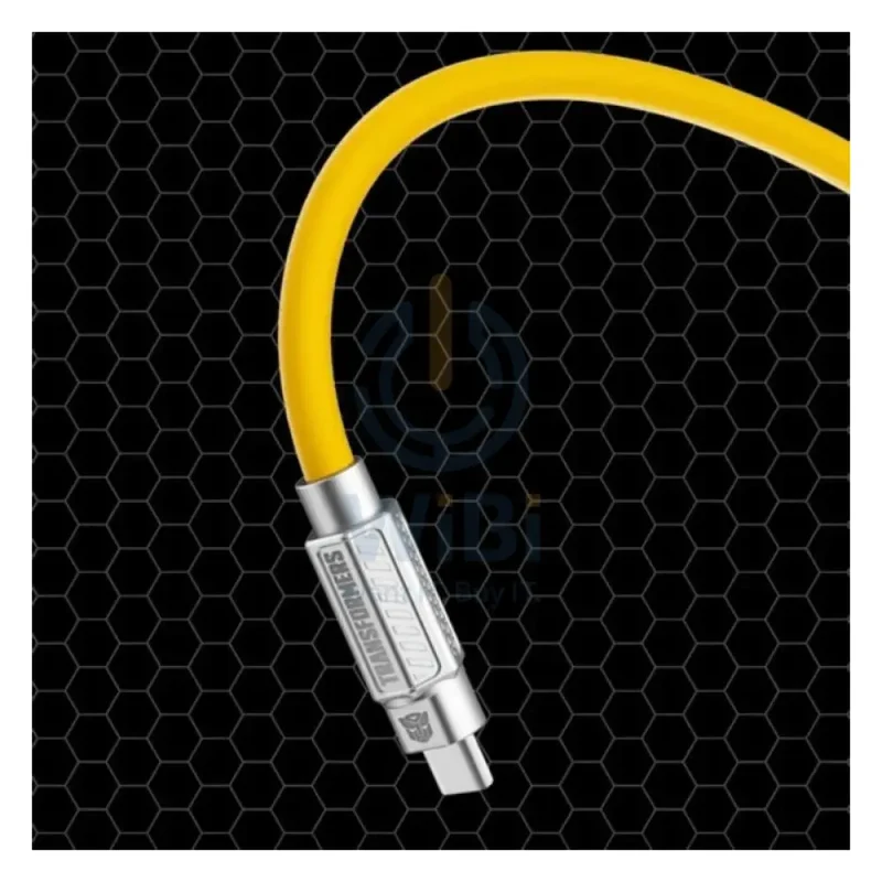 Transformers TF-A01 Bumblebee Type-C Fast Charging Data Cable - Type-C / 1.5 Meter / Yellow