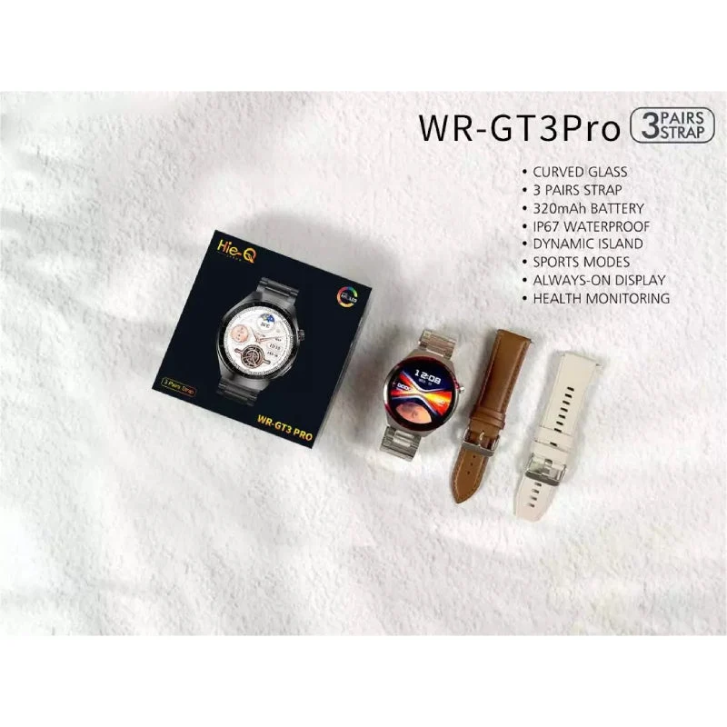 Hie-Q WR-GT3 PRO Smart Watch - 3 Watch Strap