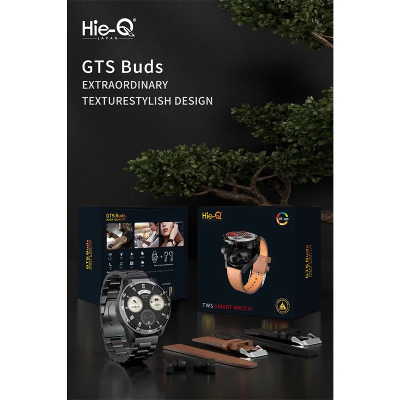 Hie-Q GTS Buds Watch - IPS Amoled / Bluetooth