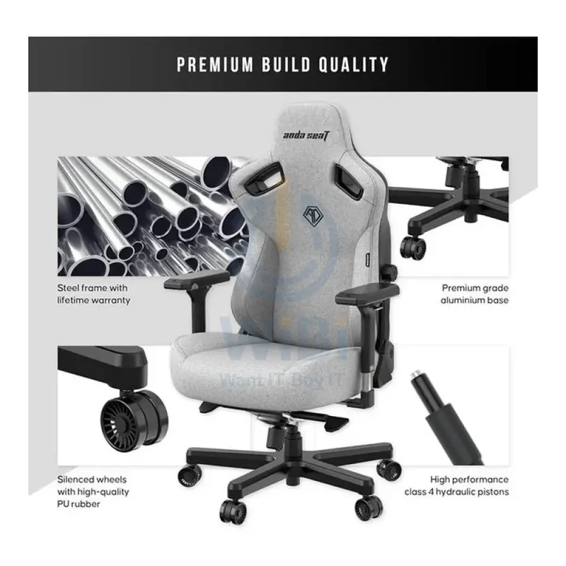 AndaSeat Kaiser 3 Gaming Chair - Large / Grey