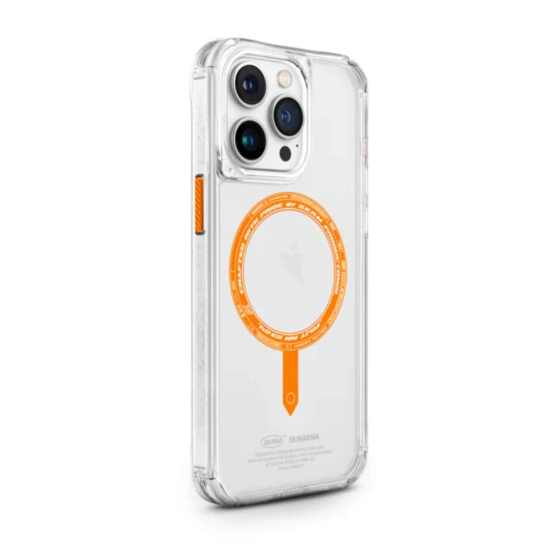 SKINARMA SAIDO SUNBURST Mag-Charge Case - iPhone 15 Pro / Orange