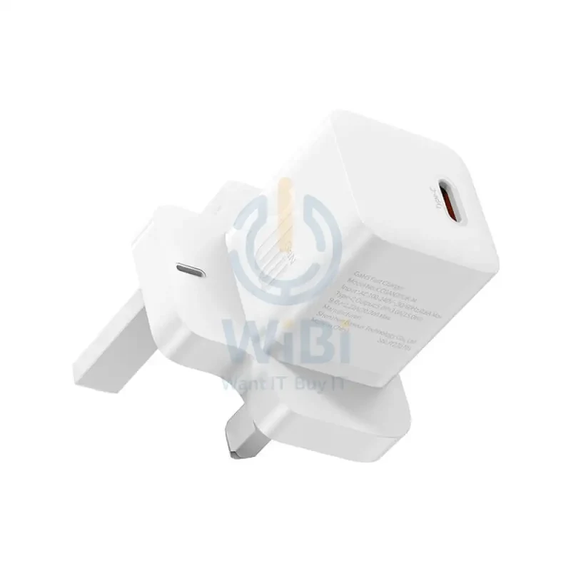Baseus GaN5 Mini Fast Charger - 30W / Moon White