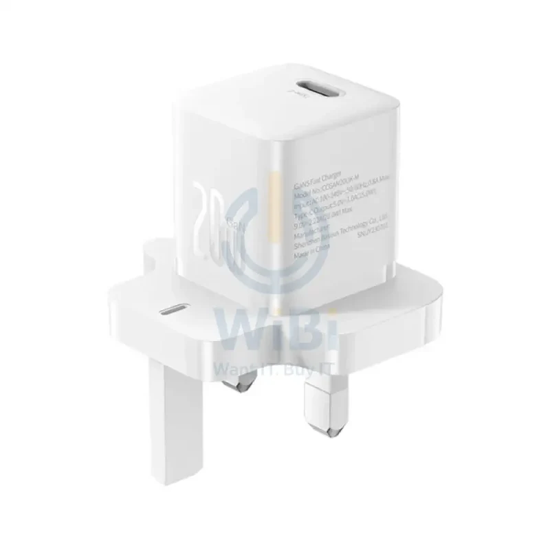 Baseus GaN5 Mini Fast Charger - 30W / Moon White
