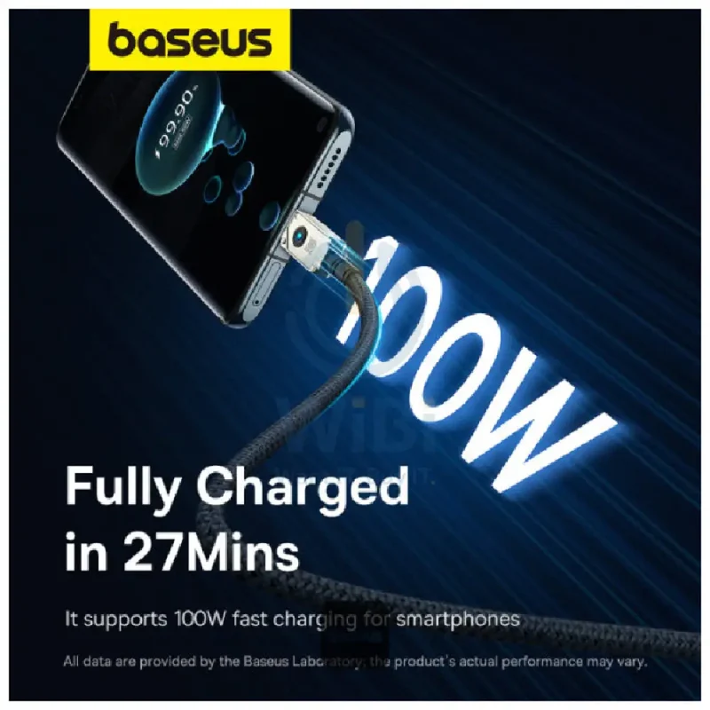 Baseus Unbreakable Series Fast Charging USB to Type-C Cable - 1 Meter / 100W / Stellar White