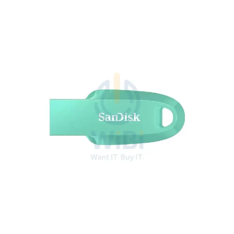 SanDisk Ultra Curve USB Flash Drive - 128GB / USB 3.0 / Up to 100MB/s / Mint