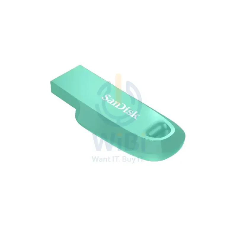 SanDisk Ultra Curve USB Flash Drive - 128GB / USB 3.0 / Up to 100MB/s / Mint