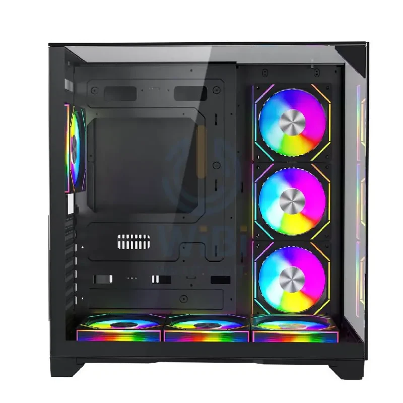 GAMEON VaIkyriei Series 3 Side Glass Mid Tower Gaming Case - Black