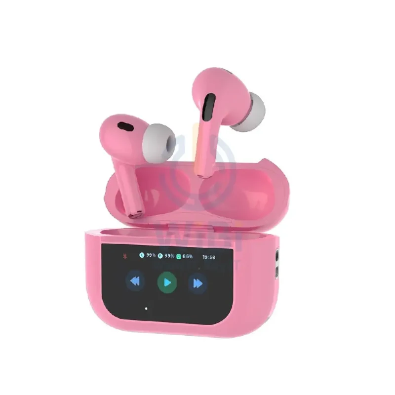 Porodo Blue Earbuds Pro2 - 1.47" Touch / Wireless / ANC / USB-C / Pink