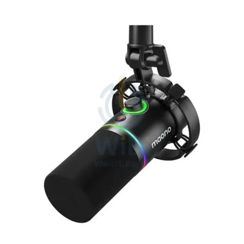 Maonocaster PD200X USB/XLR Dynamic Gaming RGB Microphone - Black
