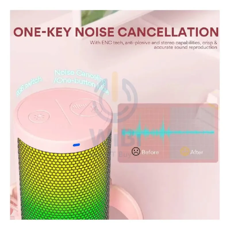 Maonocaster DGM20 GamerWave USB Gaming Microphone - Pink